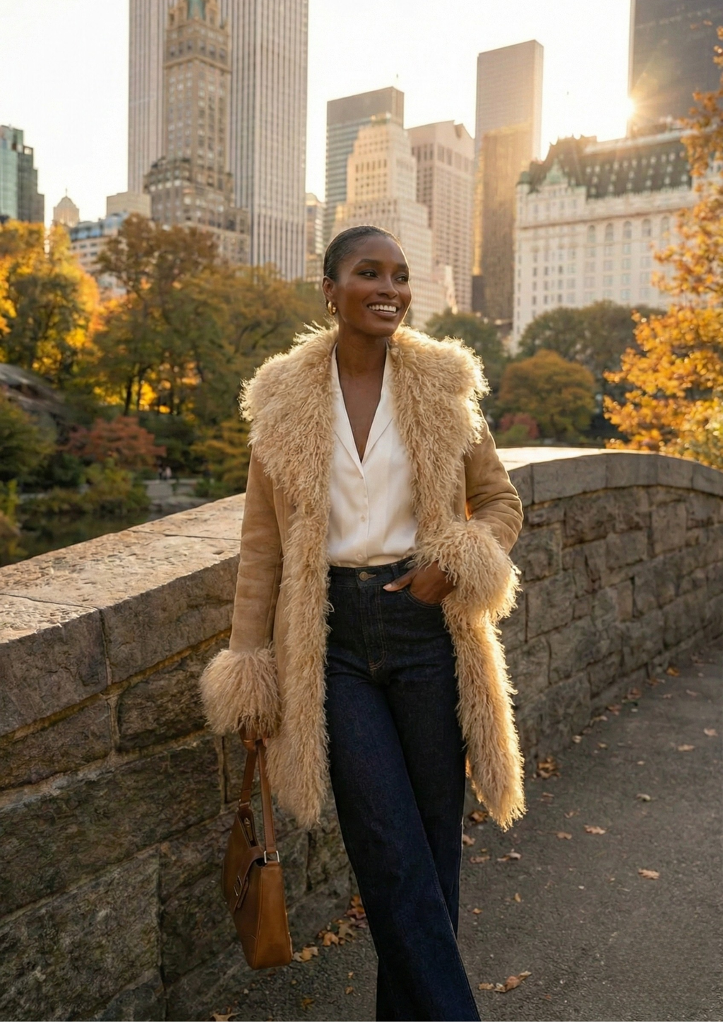 Women’s Double-Breasted Long Coat – Vintage-Inspired Autumn/Winter Outerwear