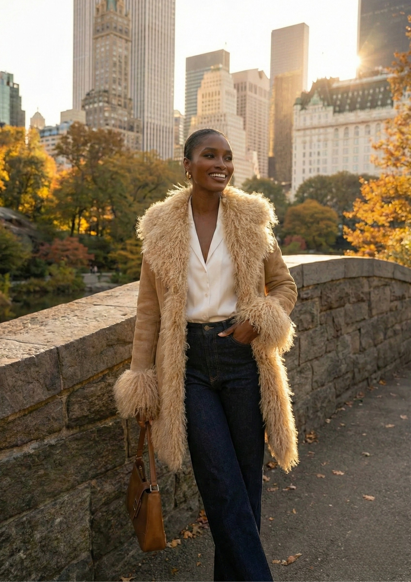 Women’s Double-Breasted Long Coat – Vintage-Inspired Autumn/Winter Outerwear