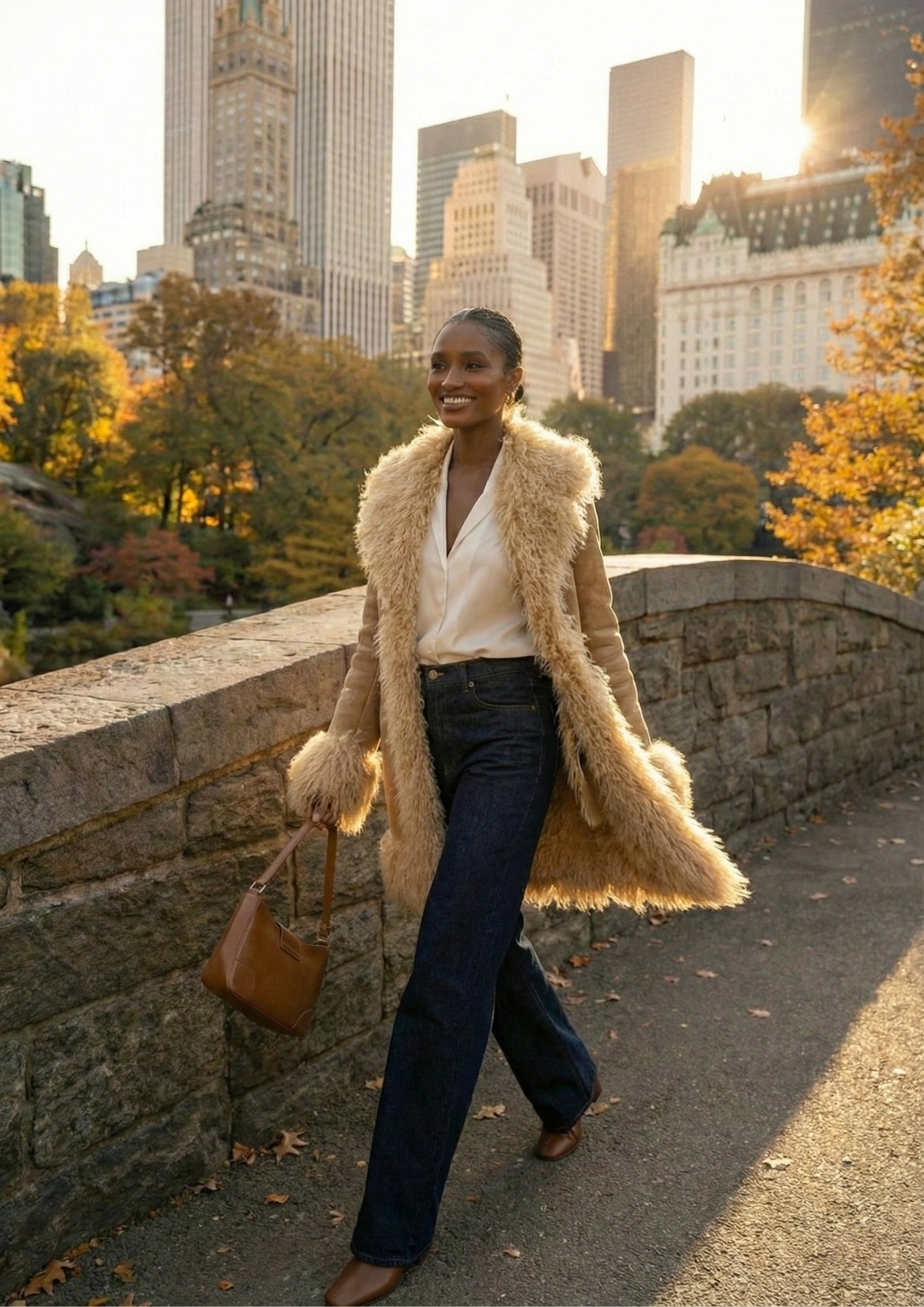 Women’s Double-Breasted Long Coat – Vintage-Inspired Autumn/Winter Outerwear