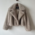Women’s Faux Fur Coat – High-Waist Streetwear Winter Outerwear