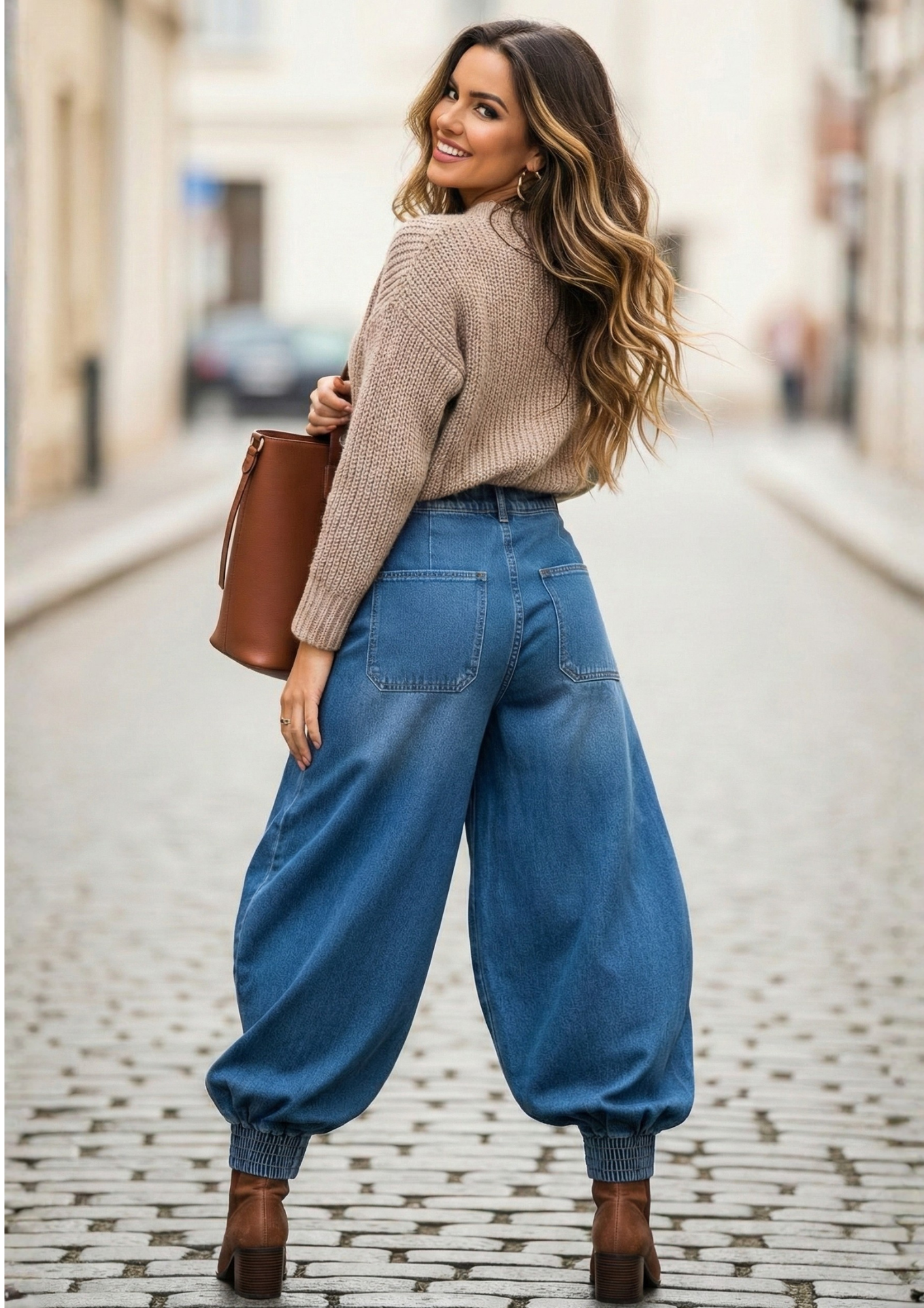 Women’s Plus Size Ankle-Length Denim Jeans – Casual Everyday Fit