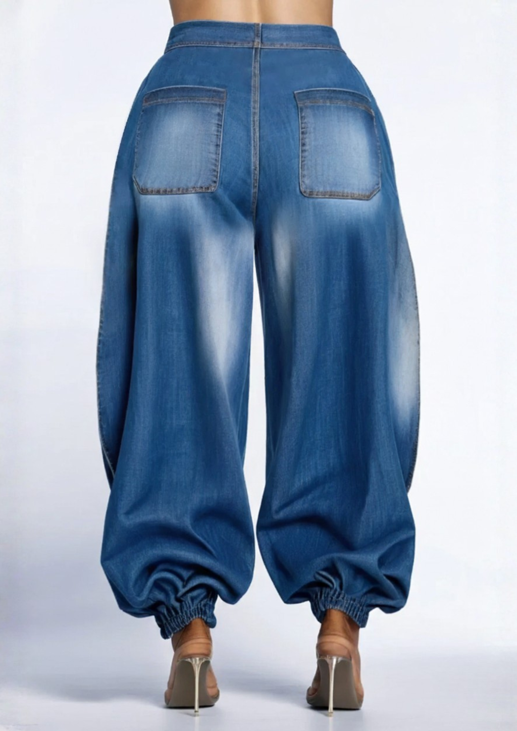 Women’s Plus Size Ankle-Length Denim Jeans – Casual Everyday Fit