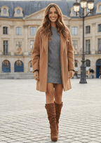 Women’s Knee-High Suede Boots – Pointed Toe Stiletto Heels