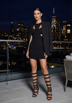 Women’s Open Toe Knee-High Stiletto Boots – Sexy Gladiator Heels