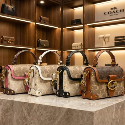 Geometric Satchel Handbag – Modern Structured Everyday Bag