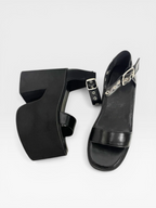 Women’s Extreme Platform High Heel Sandals – 14cm Square Heel Statement Shoes