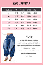 Women’s Plus Size Ankle-Length Denim Jeans – Casual Everyday Fit