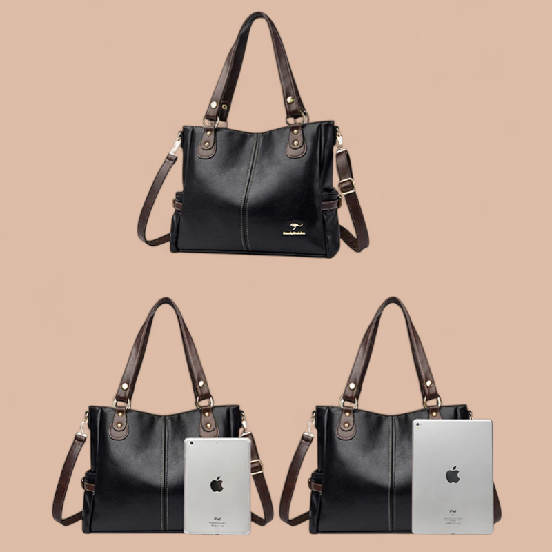 Women’s Luxury Tote Handbag – Multi-Pocket Designer Shoulder & Crossbody Bag