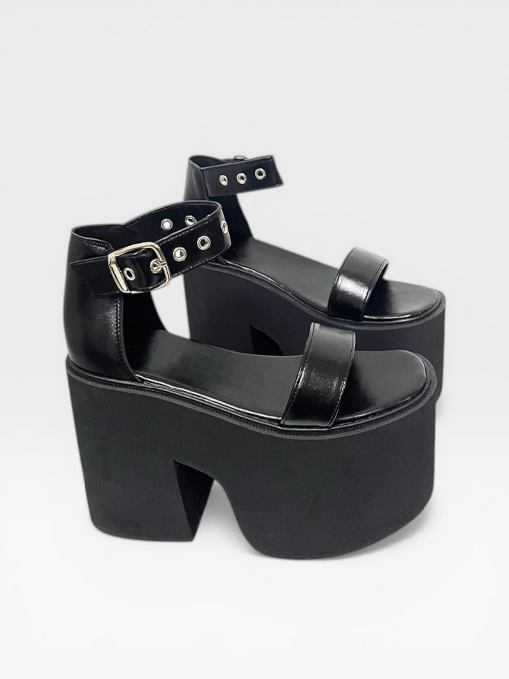 Women’s Extreme Platform High Heel Sandals – 14cm Square Heel Statement Shoes