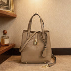 Embossed Crossbody Tote Bag – Letter Sequined Design