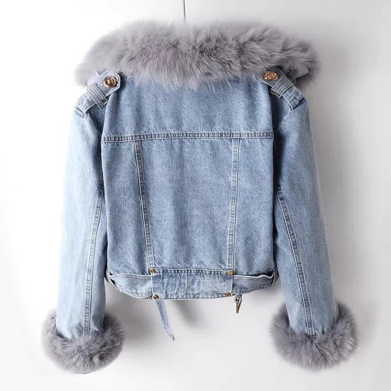 Women’s Streetwear Utility Jacket – Zip-Up Pocketed Outerwear for Fall/Winter