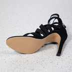 High Heel Slip-On Sandals – Back Strap