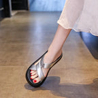 Women’s Casual Platform Slide Slippers – Comfortable Summer Outdoor Sandals