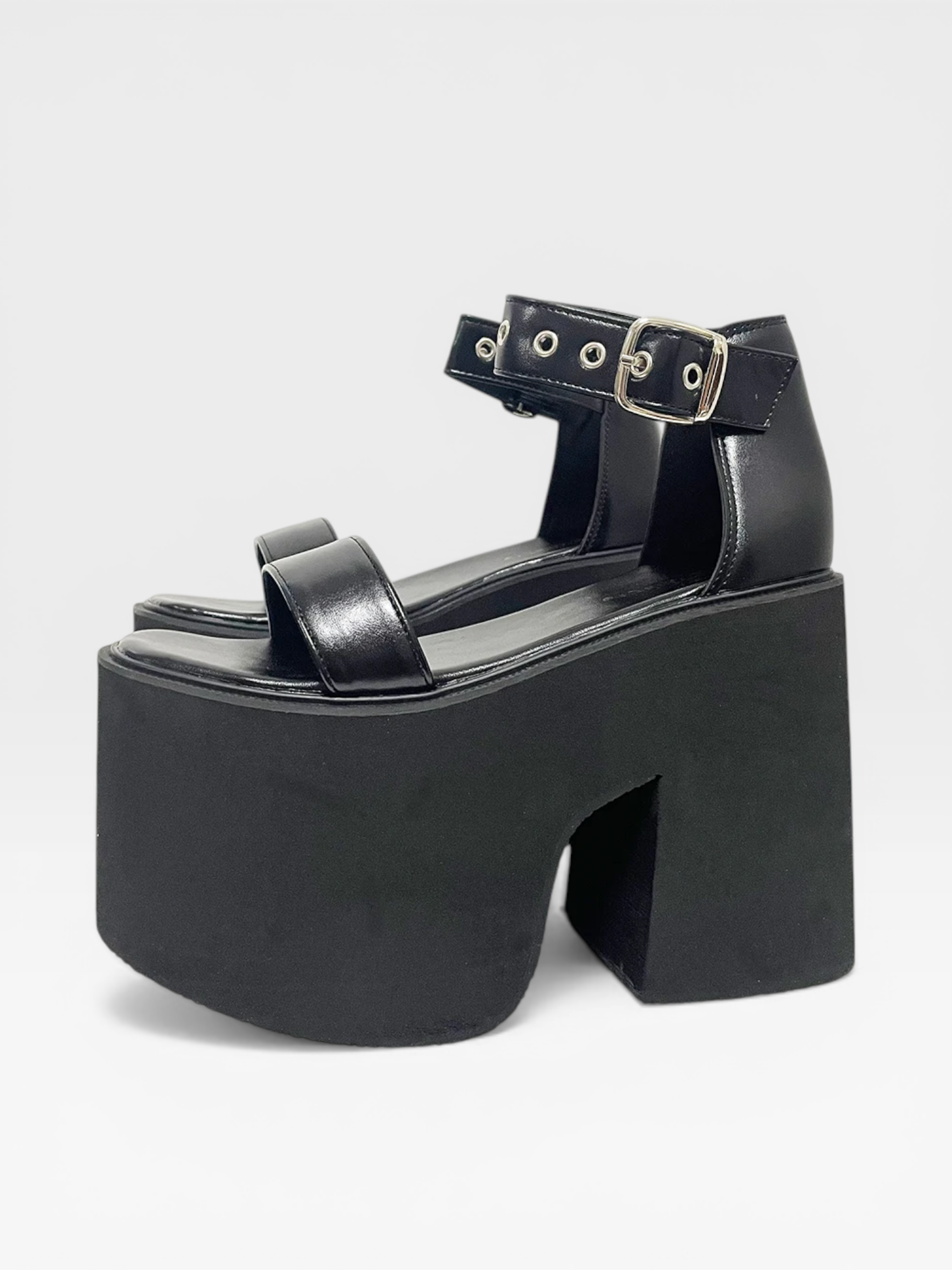 Women’s Extreme Platform High Heel Sandals – 14cm Square Heel Statement Shoes