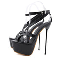 Platform High Heel Sandals 17cm – Ankle Strap | Model A1-