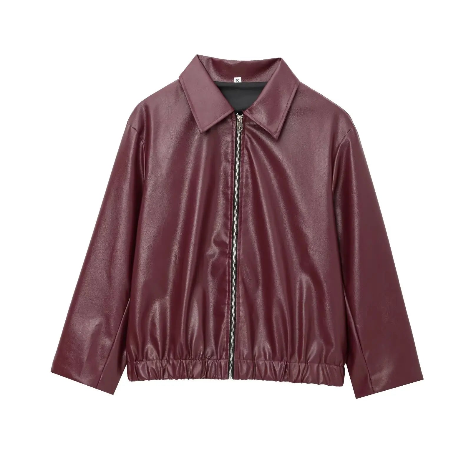 Women’s Vintage-Inspired Streetwear Jacket – Zip-Up Autumn/Winter Outerwear