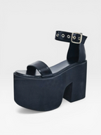 Women’s Extreme Platform High Heel Sandals – 14cm Square Heel Statement Shoes