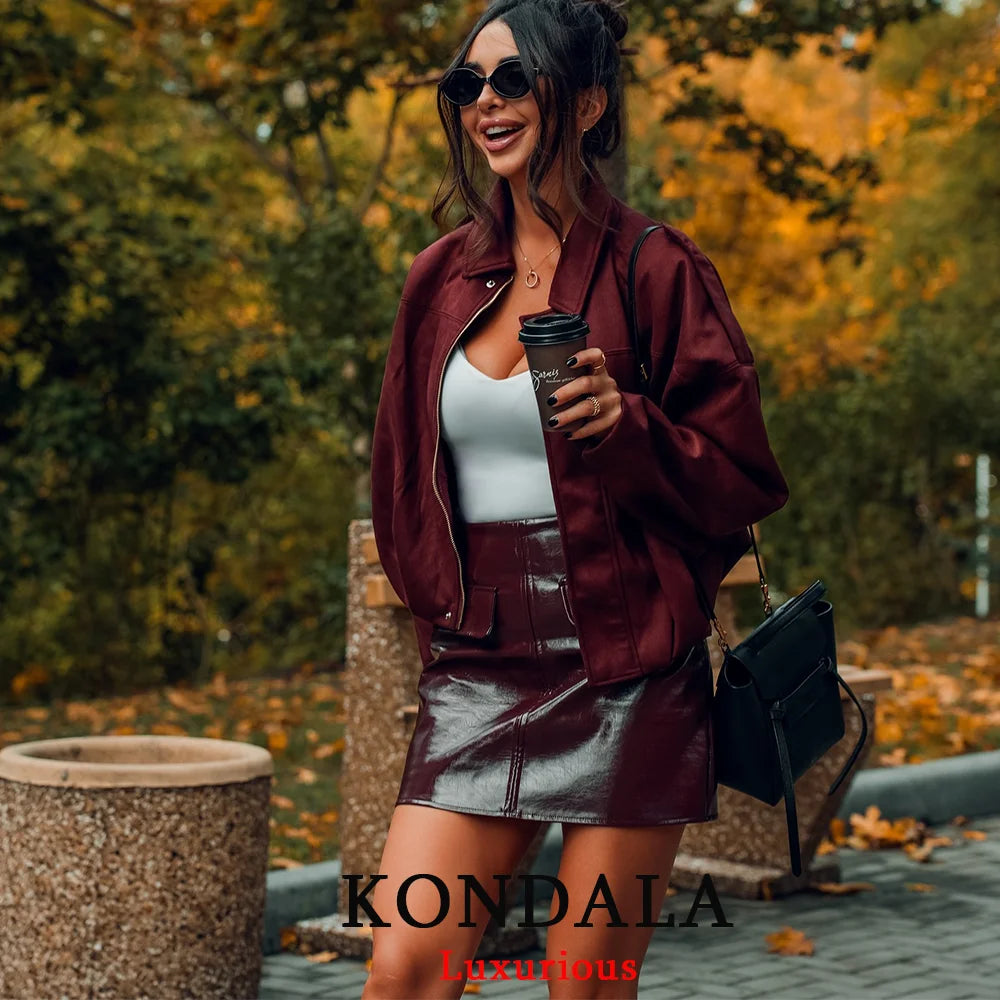 Women’s Vintage Cropped Zip Jacket – Minimal Autumn/Winter Essential