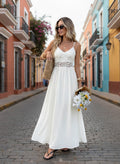 Sleeveless V-Neck Maxi Dress – Elegant A-Line Summer Dress