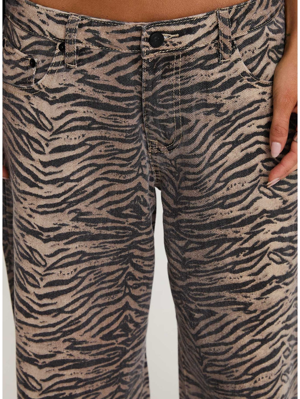 Women’s Casual Straight-Leg Pants – Woven Cotton Blend All-Season Trousers