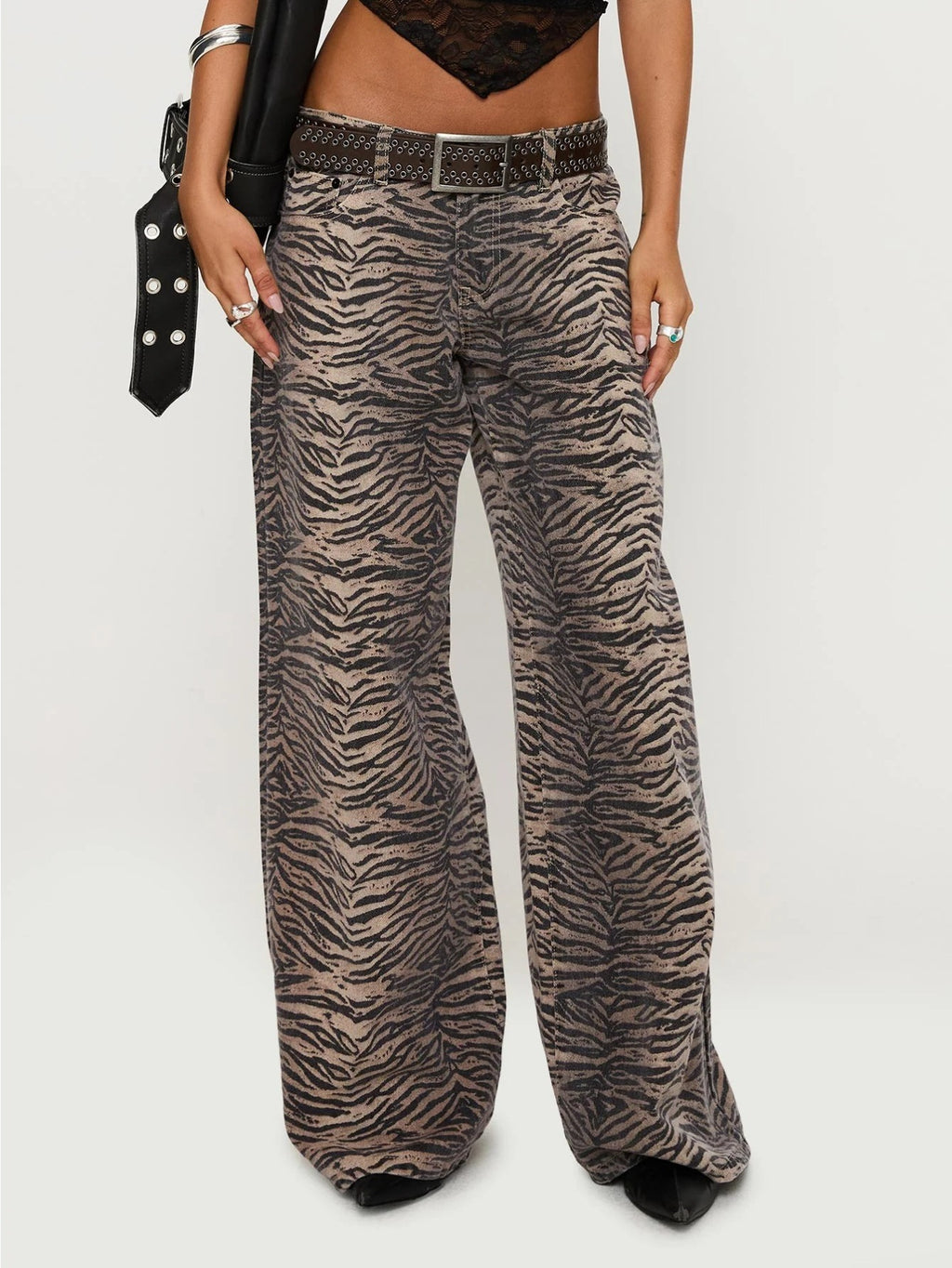 Women’s Casual Straight-Leg Pants – Woven Cotton Blend All-Season Trousers